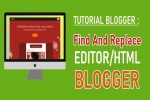 Find & Replace Editor Blogger